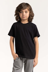 Toddler Boy Black T-Shirt 231-513-001 A